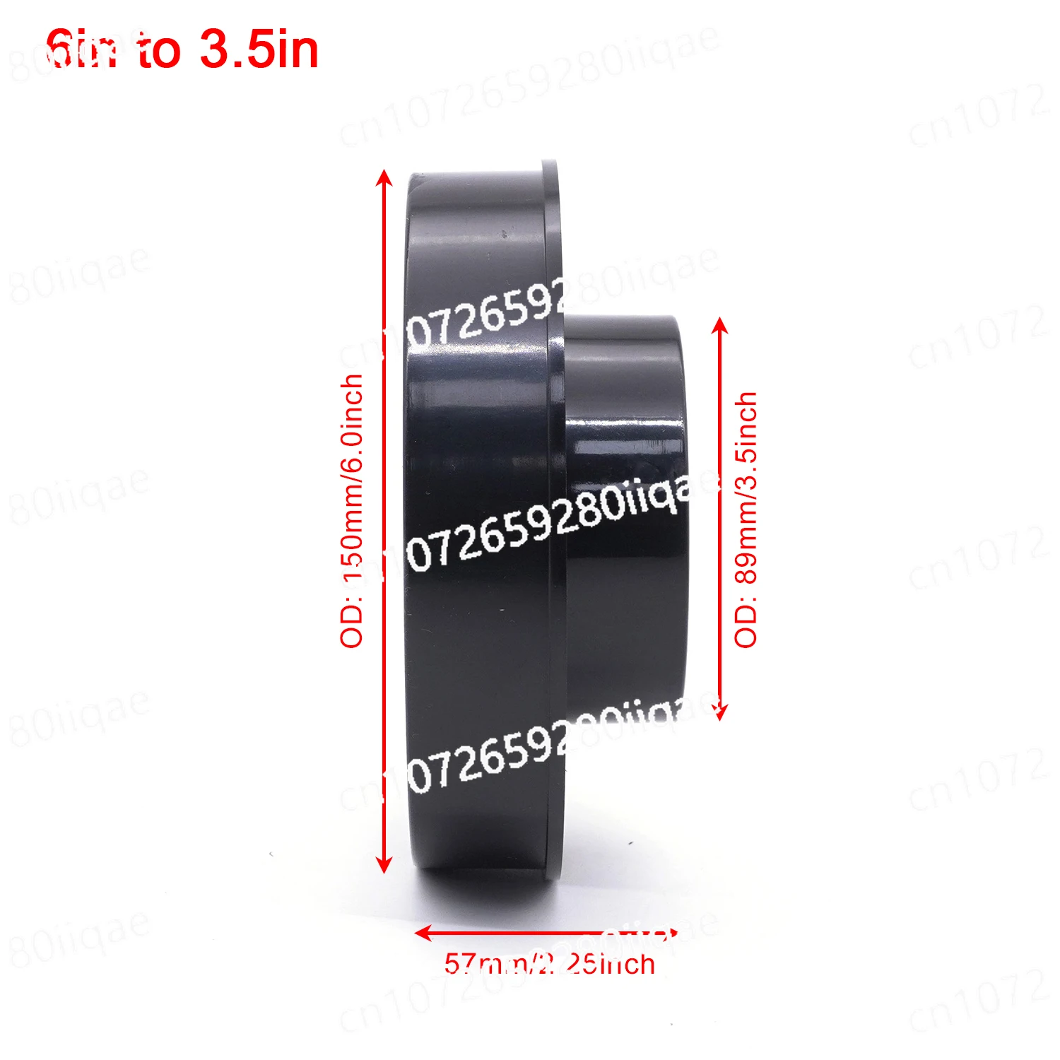 Adapter for Rubber Reducer Ring 150Mm To 76mm 89mm  Filtration System Accessories 6 