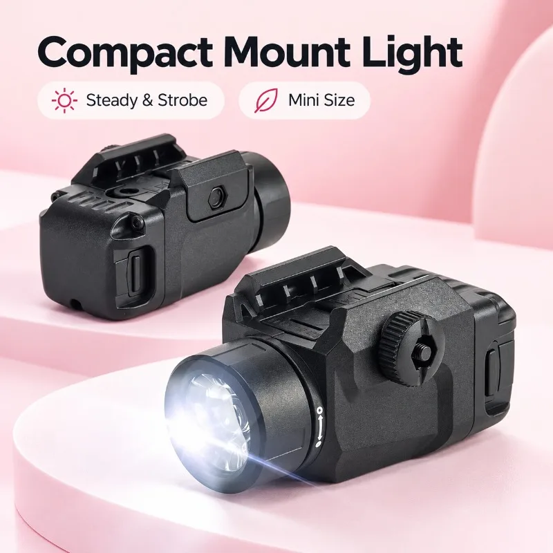 Low Profile Under Rail Light Decoration, Dual Illumination Modes, Easy To Attach Scene Accessory