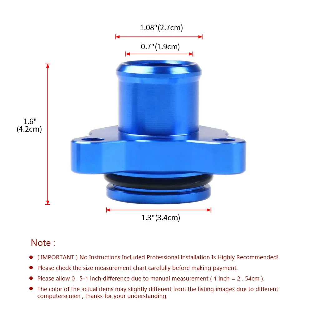 Car Replacement Pipe Connector 11537541992 11537544638 New Aluminum Water Hose Fitting Replacement For BMW N54 335i 335 HR053