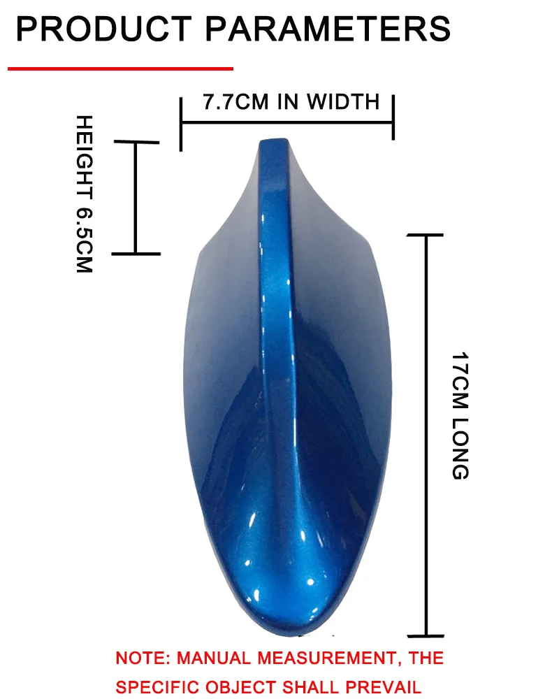 Auto Shark Fin Antenne Abdeckung Basis Ersatz Radio Signal Antennen Dach Außen Zubehör Dekoration – Detail 2