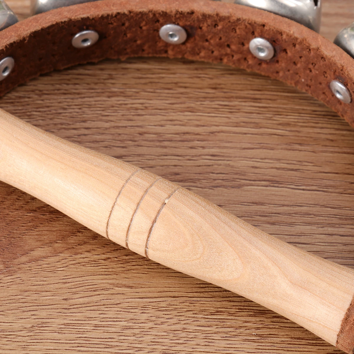 

Kids Handbells Safe Material Mini Size Wooden Handle Jingle Bell Toys Musical Instruments Christmas Gifts