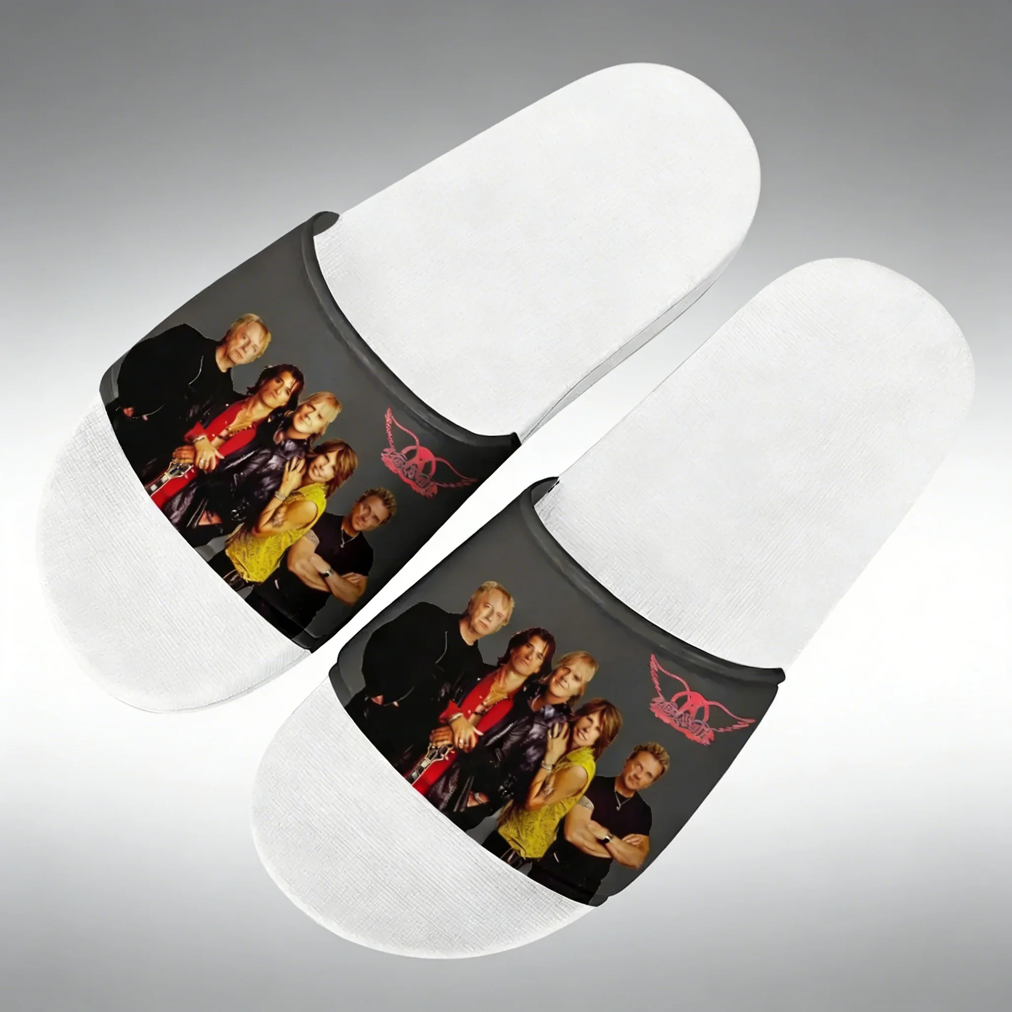 

Сандалии Aerosmith для взрослых, индивидуальные домашние тапочки для мужчин, женщин и подростков, для ванной, пляжа, бассейна