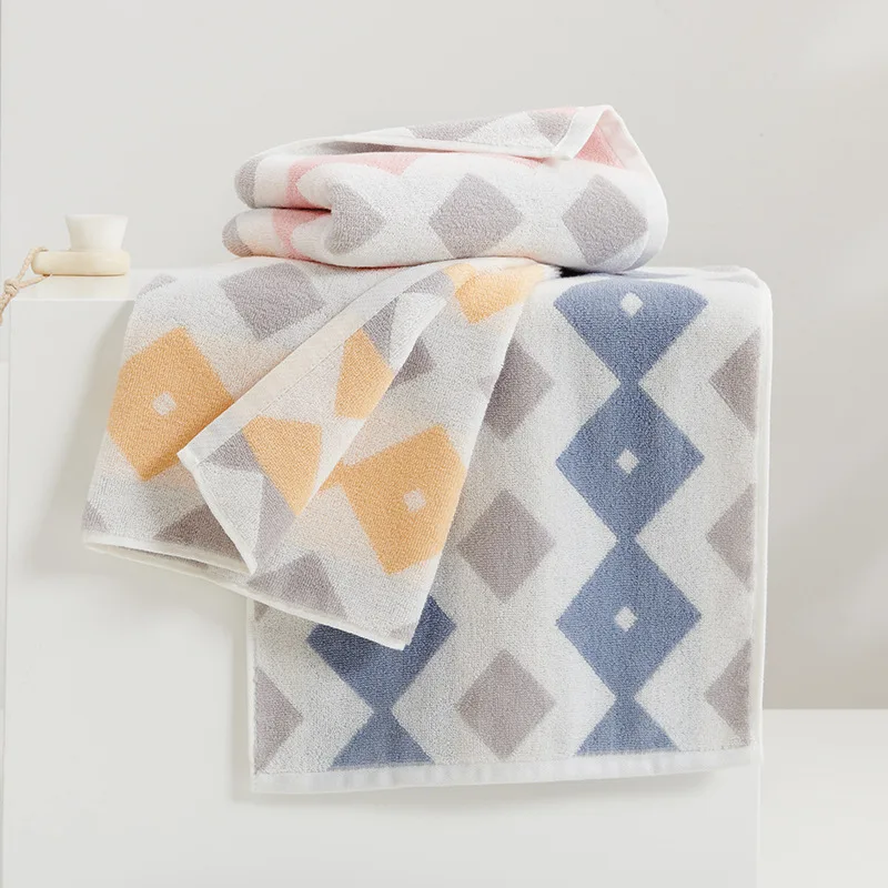 New Home Adult Towel, 100% Cotton Face Towel, Lint-Free, Couple Towel, Large Size