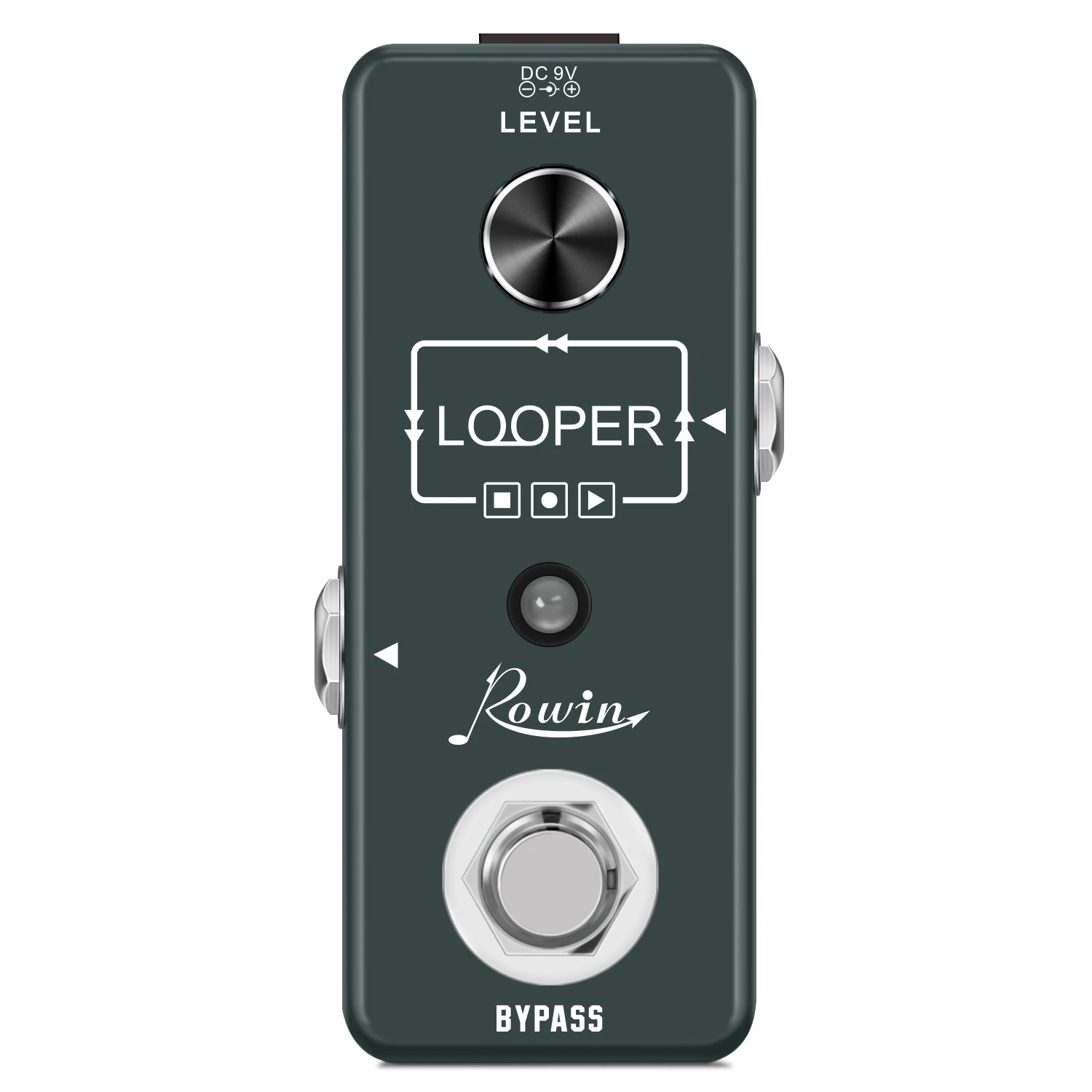 Rowin Guitar Looper Pedal Digital Looper Effect Pedals For Electric Guitar Bass 10 Min Recording Time Unlimited Overdubs