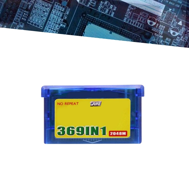 369-In-1 Game Cartridge For GBA Game Boy Advance Video Game Console Card English Combined Card