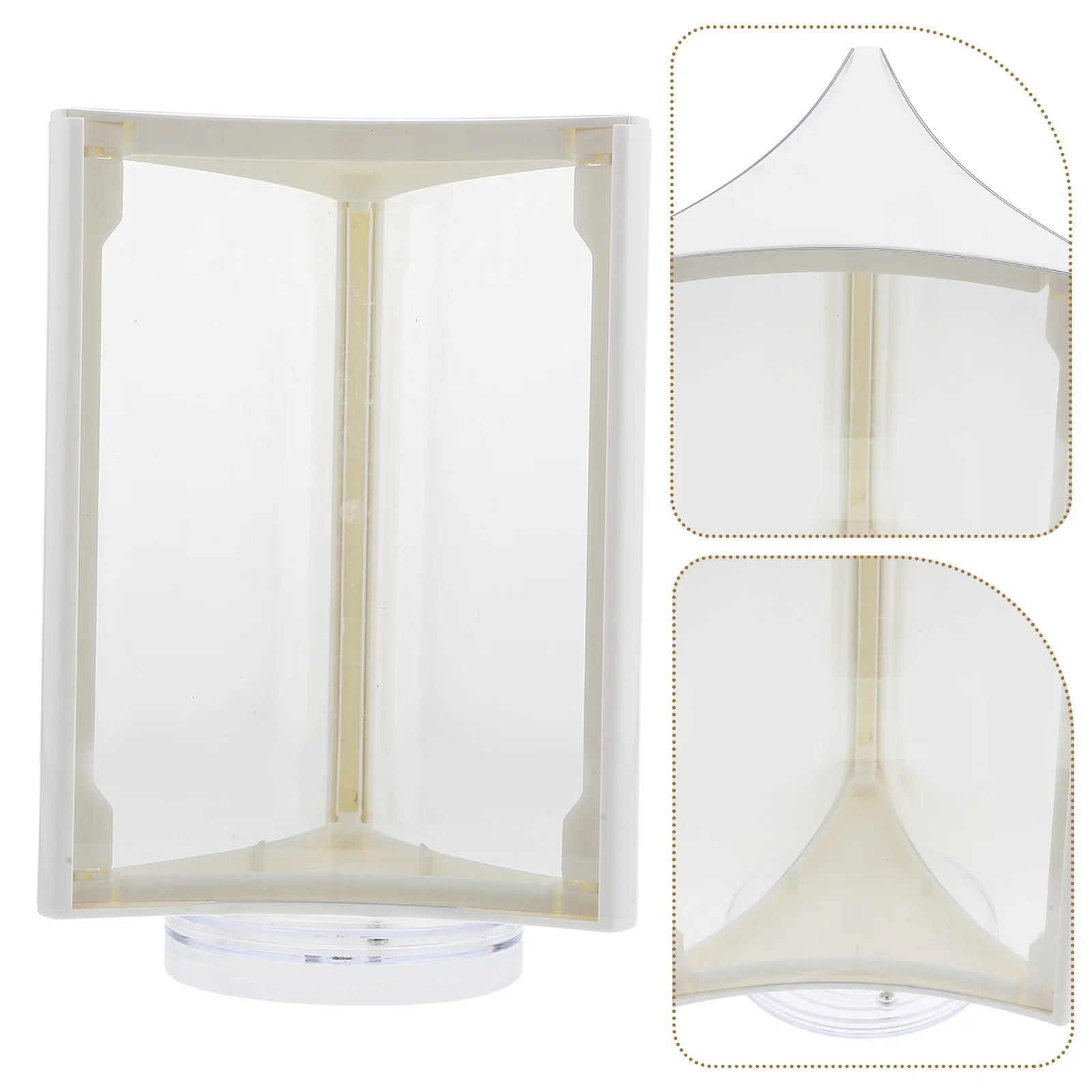 

1pc Rotatable Menu Holder Acrylic Multi-Side Tabletop Display Stand For Desk Sign Vertical Price Menu Holder Desktop Organizer