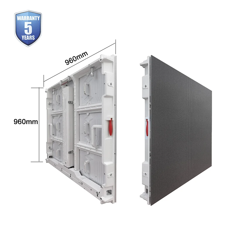 P10/P8/P6.66/P5.71/P4.44/P3.33 Full-Color Durable Outdoor LED Screen Panel Harsh Weather Construction Site Industrial Use Text