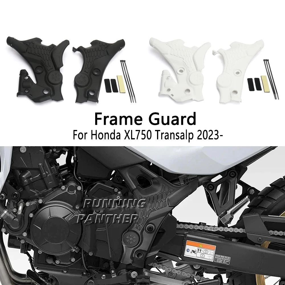 

For Honda XL750 Transalp XL 750 TRANSALP 2023 2024 Motorcycle Frame Guard Side Protection Cover Fairing Protector Panel Kit