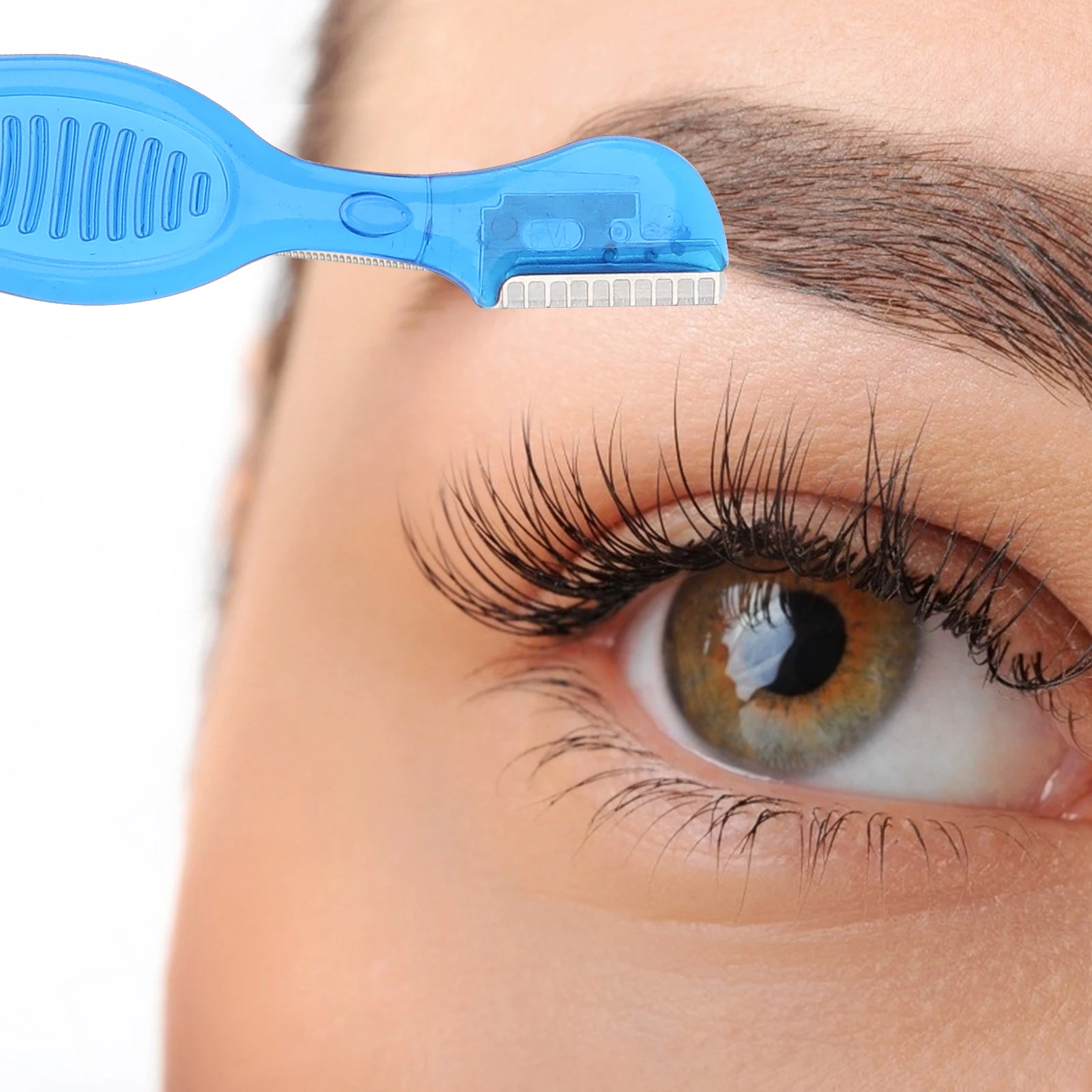 Rasoio per sopracciglia in acciaio inossidabile per donne Ragazze Strumento per la depilazione del viso liscio Shaper per sopracciglia portatile sottile Facile da maneggiare Senza dolore