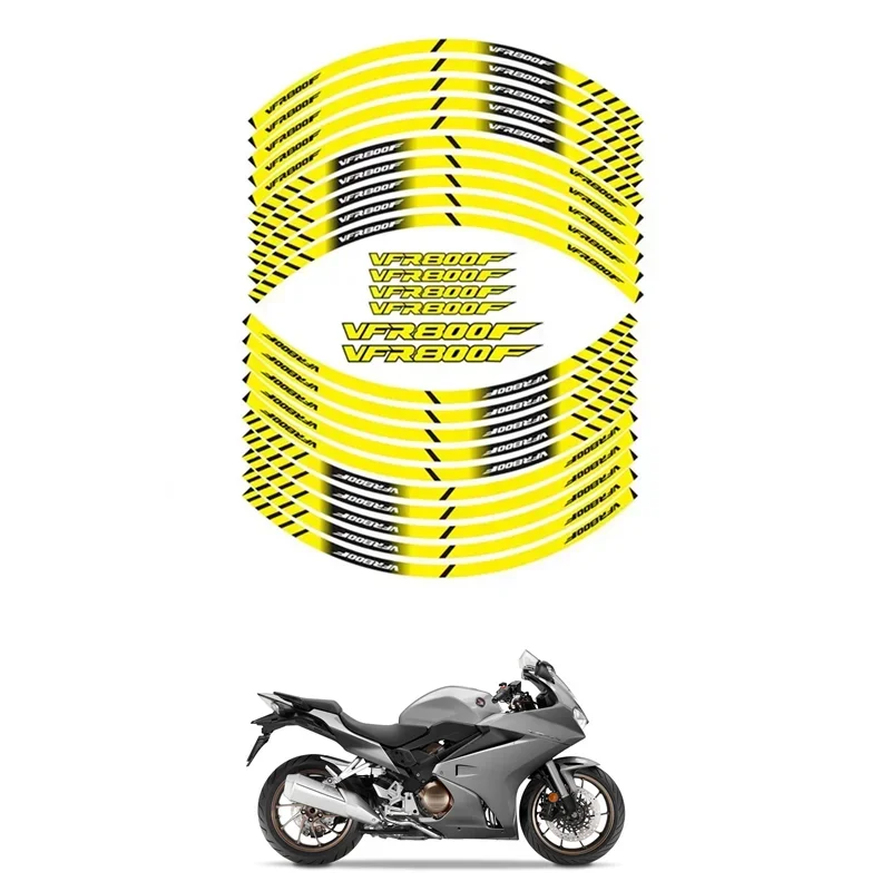 

Для HONDA VFR800F Moto Parts Contour Wheel декоративная переводная наклейка-B