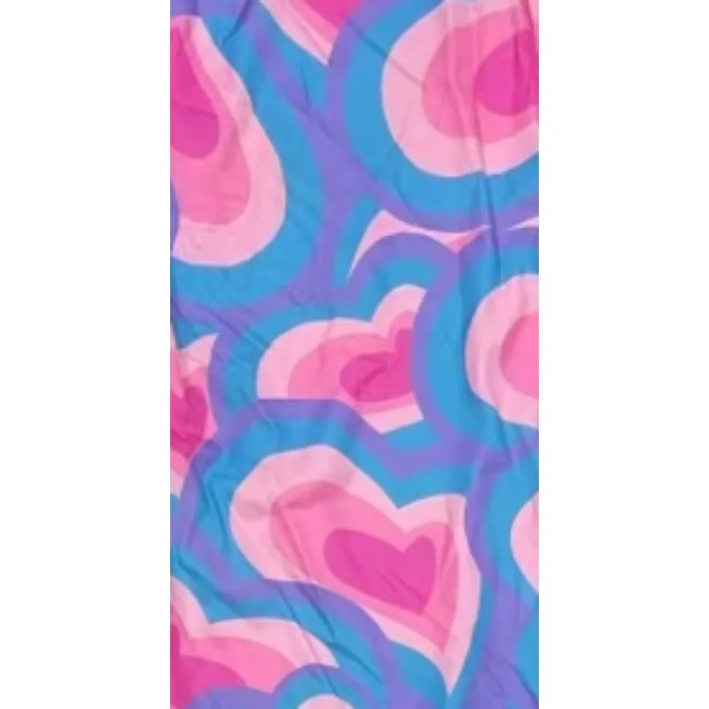 Plus Size 1XL-5XL New Women's Fashion Colorful Graffiti Gradient Vintage Retro Loose Pants Women's Casual Pants