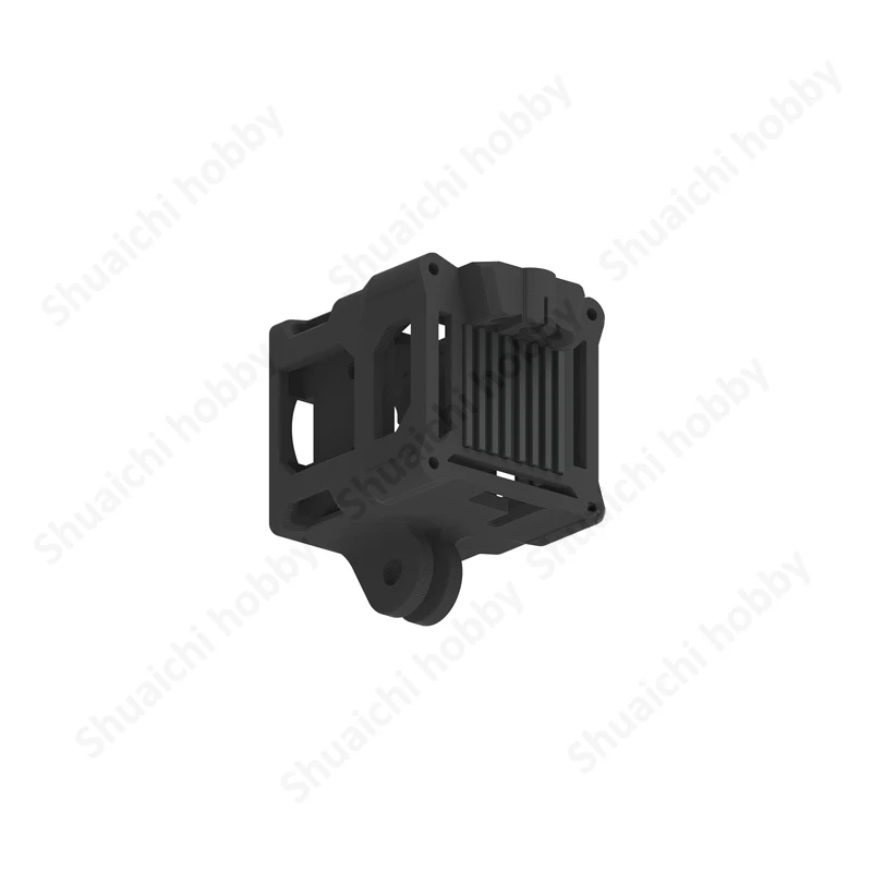 1 Juego de Kit de protección de desmontaje rápido integrado, cubierta protectora contra choques de cardán disipador de calor, piezas modificadas para modelo de Dron DJI O4 Pro