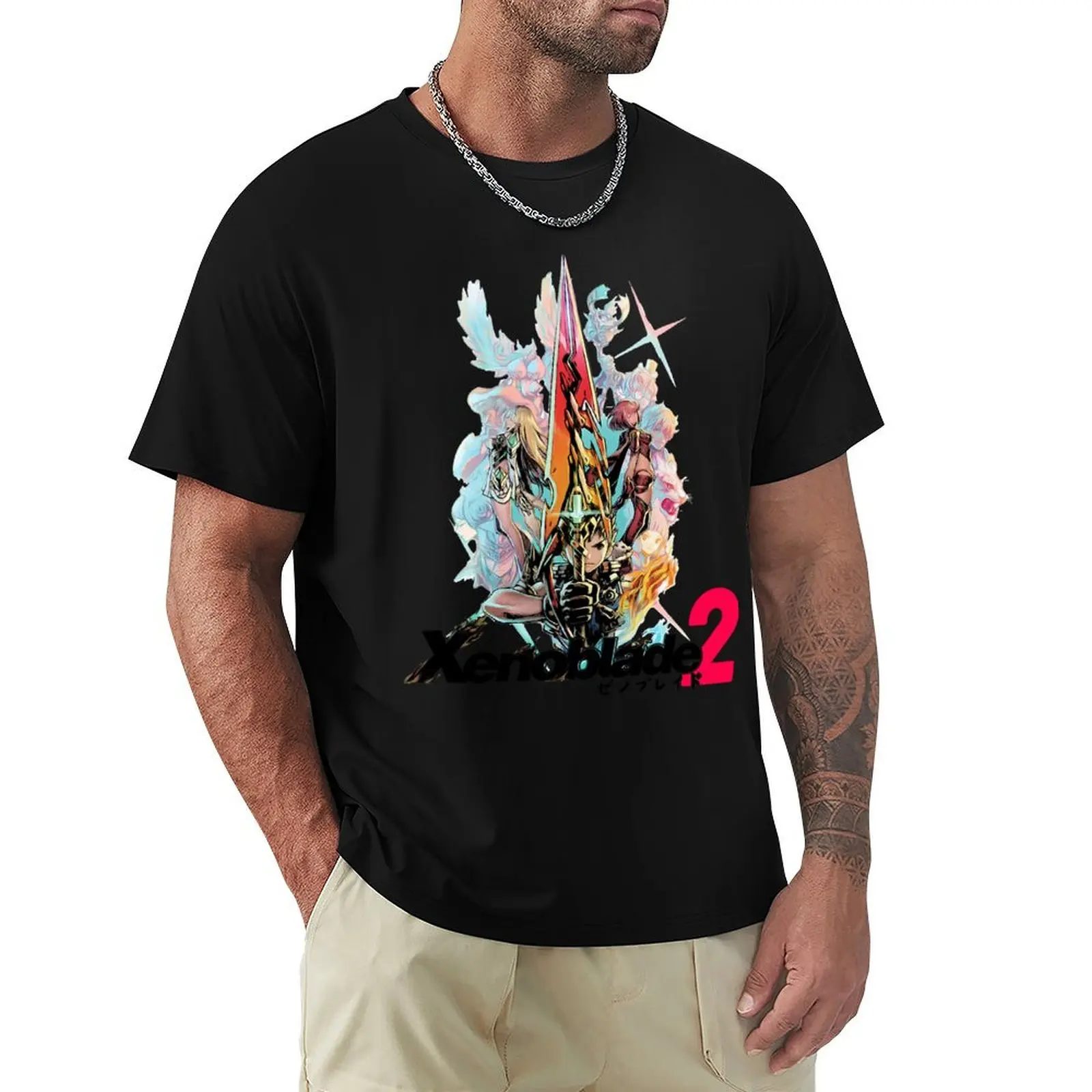 Xenoblade 2 T-Shirt Basic Lightweight Short Sleeve Tee