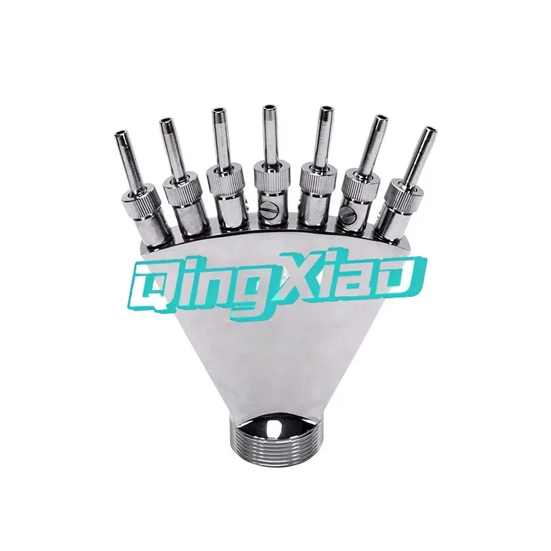 

Stainless Steel Phoenix Tail Peacock Spray Nozzles 1/2 Inch Easy Install For Outdoor Pool Fountain Garden Waterscape Landscape