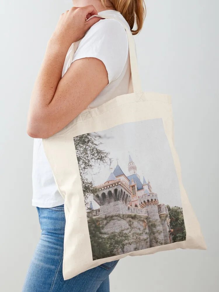 Magical Princess Castle Tote Bag personalized tote canvas tote custom canvas bag