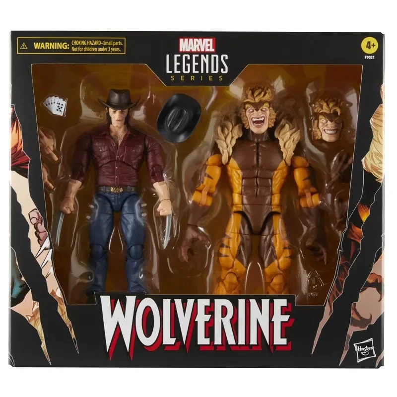 

Marvel Legends Series Wolverine 50th Anniversary Marvel'S Logan Vs Sabretooth Collectible 6-Inch Action Figure Gifts Display Toy