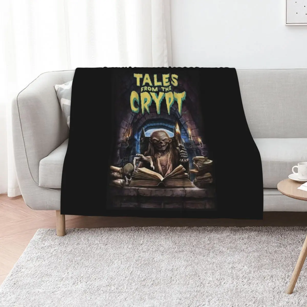 

Tales From The Crypt Skull Throw Blanket for babies bed plaid Soft Plaid Furrys Blankets