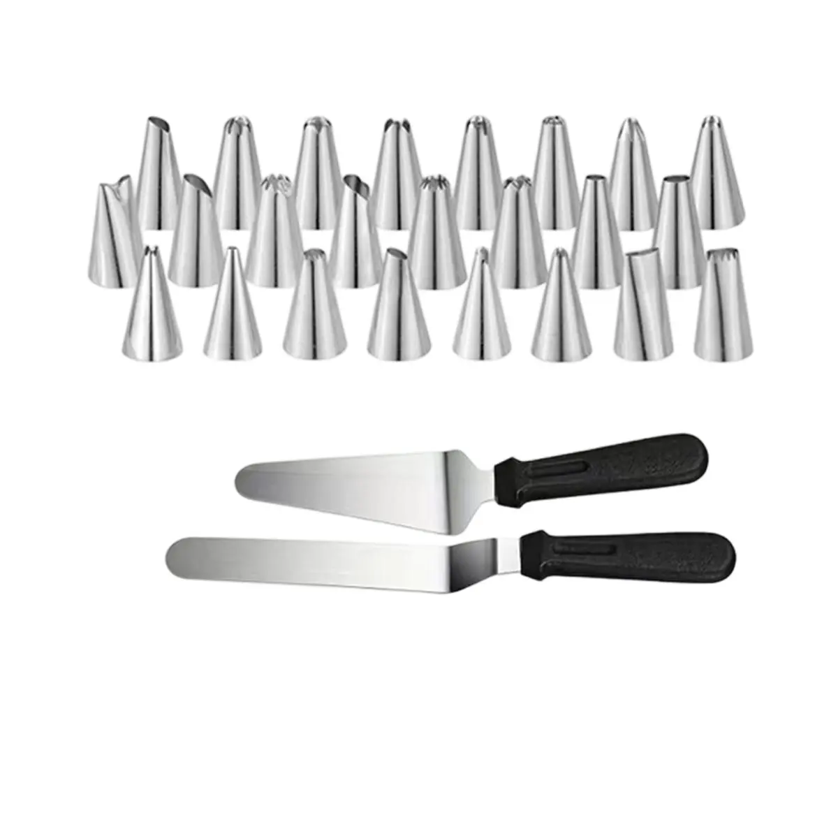 39pcs Cake Decorating Tool Kit -Non-Slip Turntable for Beginners DIY Cream Cookies Cake Making Bake Tools