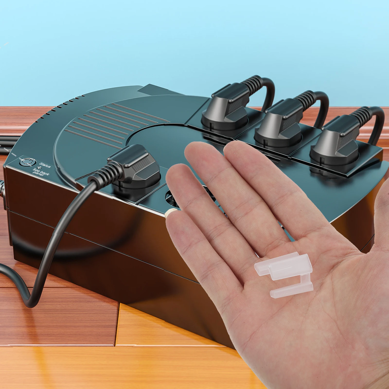 100pcs Plug Protective Covers Socket Dustproof Caps for Outlets Safety Electrical Wall Child Proof Plastic