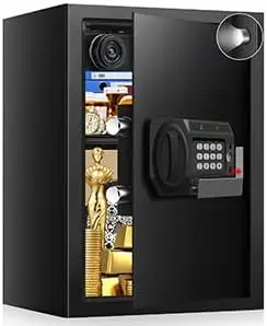 

Большие сейфы 3.0 Cub для домашнего использования, противопожарный и водонепроницаемый, противоугонный цифровой сейф с электронной клавиатурой и ключом, огонь