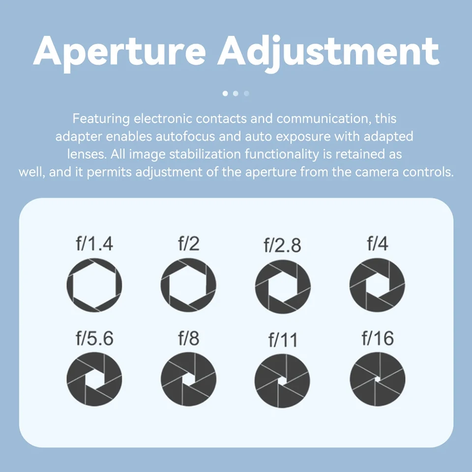 7artisans EF-SE Auto Focus Camera Lens Adapter Accessories Compatible for Canon EF/EF-S Lens and Sony E mount Camera A7R3 ZVE10