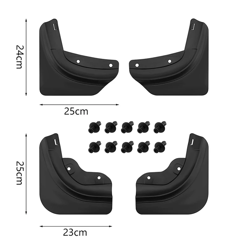 

Mud Flaps For Tesla New Model Y Launch Juniper 2025 Car Wheel Splash Guards Front Rear Fenders Mudguards Mudflaps No Drilling