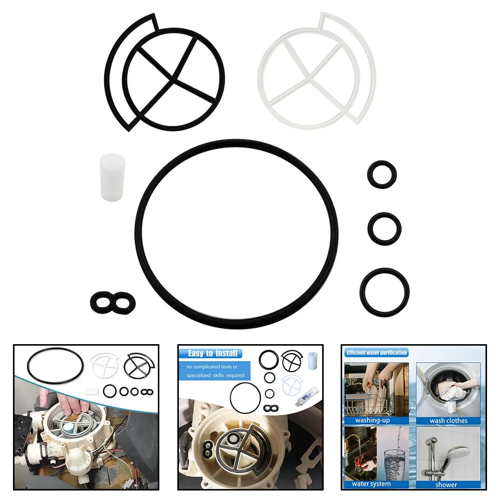 For 7129716 Water Softener Seal Kit Fit For 5 Screw Covers Water Softener Gasket Special-shaped Gaskets For Five ScrewCap Water