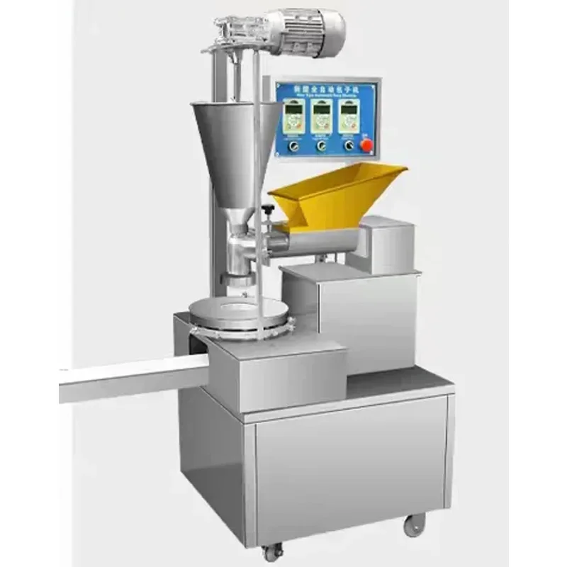 Automatic Countertop Baozi Maker Xiaolongbao/Baozi, Conveyor Belt Transport, Automatic Shaping, Dual Augers (Customized)