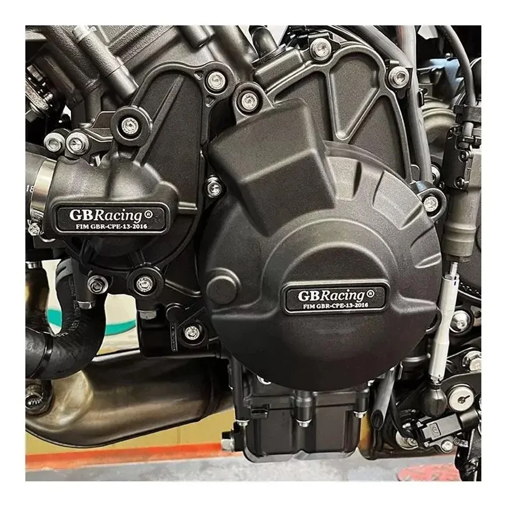 For YAMAHA MT09 TRACER GT 2021 to 2025 Clutch & Pulse Pump Covers, Engine Protect Cover For Motorcycle Body & Frames Safety