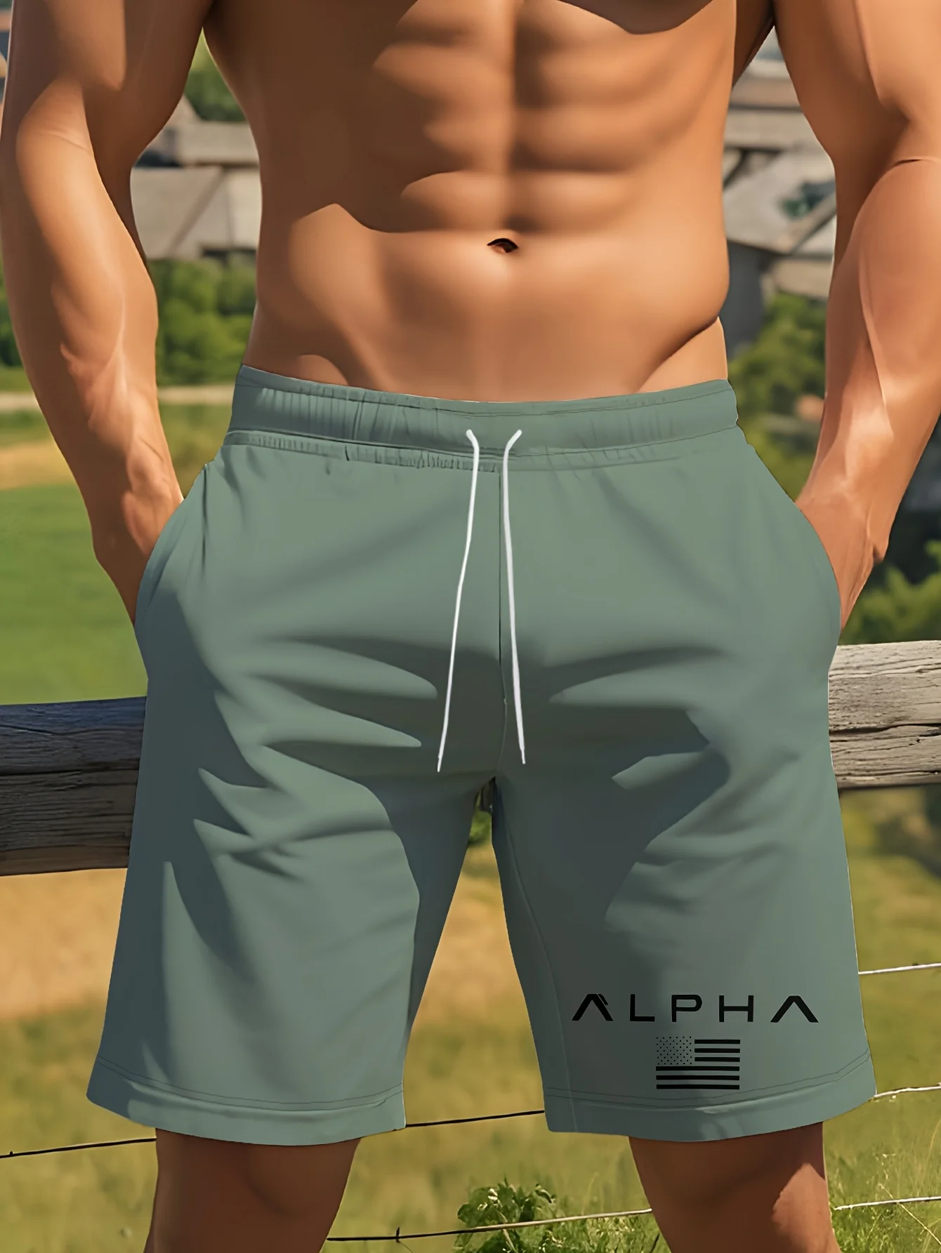 

2026 New Summer Men's Athletic Shorts Quick-Dry Breathable Casual Shorts Men's Plus Size Running Fitness Pants with Pockets