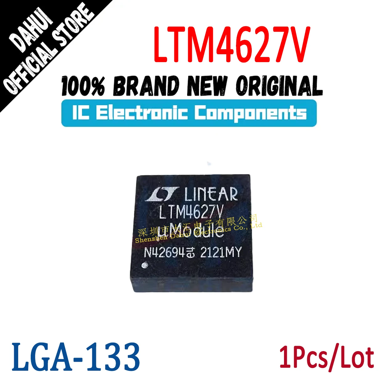 

LTM4627IV#PBF LTM4627EV#PBF LTM4627V LTM4627IV LTM4627EV LGA-133 IV/EV compatible chip IC New original