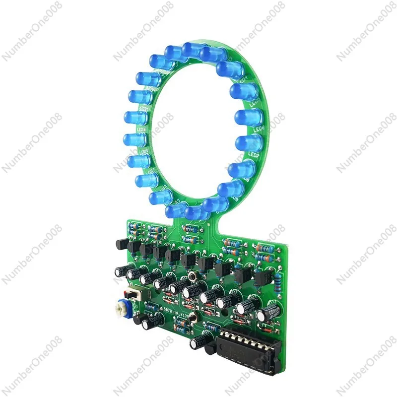 CD4017 ring gradual change LED flow light DIY electronic kit fun welding production spare parts TJ-56-522