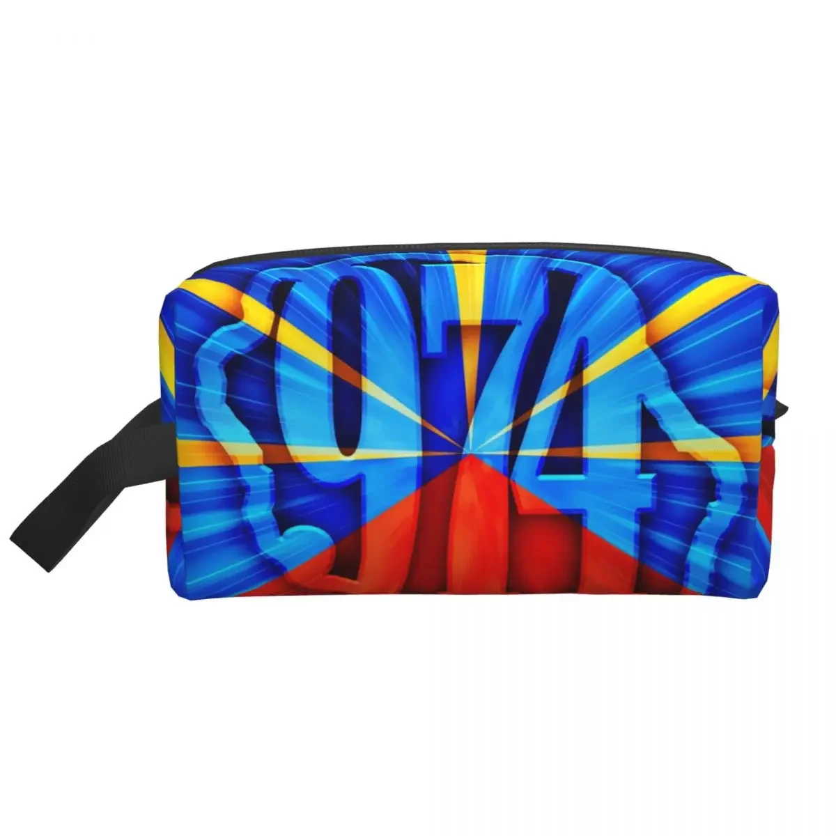 Fashion 974 Maveli Reunia Island Flag Travel Toiletry Bag Women Cosmetic Makeup Organizer Beauty Storage Dopp Kit