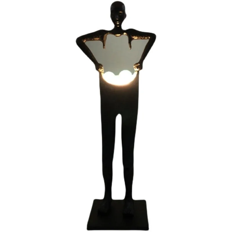 Modern simple living room art body sculpture designer floor lamp sales department exhibition hall clothing store shop floor lamp