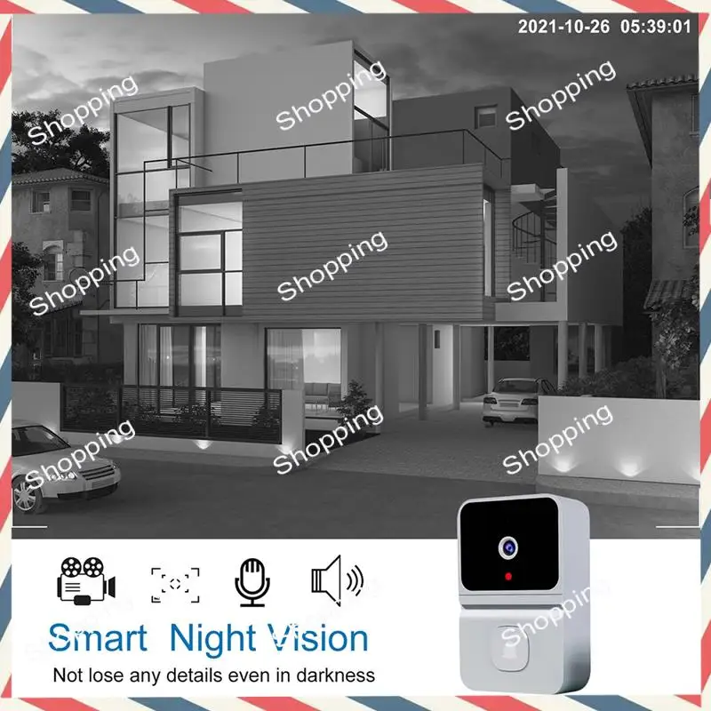 M20K Video Doorbell Tuya Security Doorbell Camera With Chime Cloud Storage Night Vision Smart Video Door Bell A