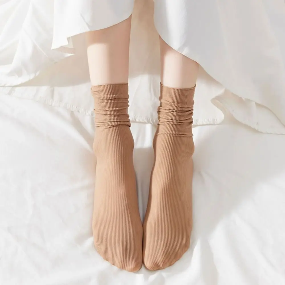 High Quality Breathable Socks Soft Casual Lastic Socks Solid Color Short Socks