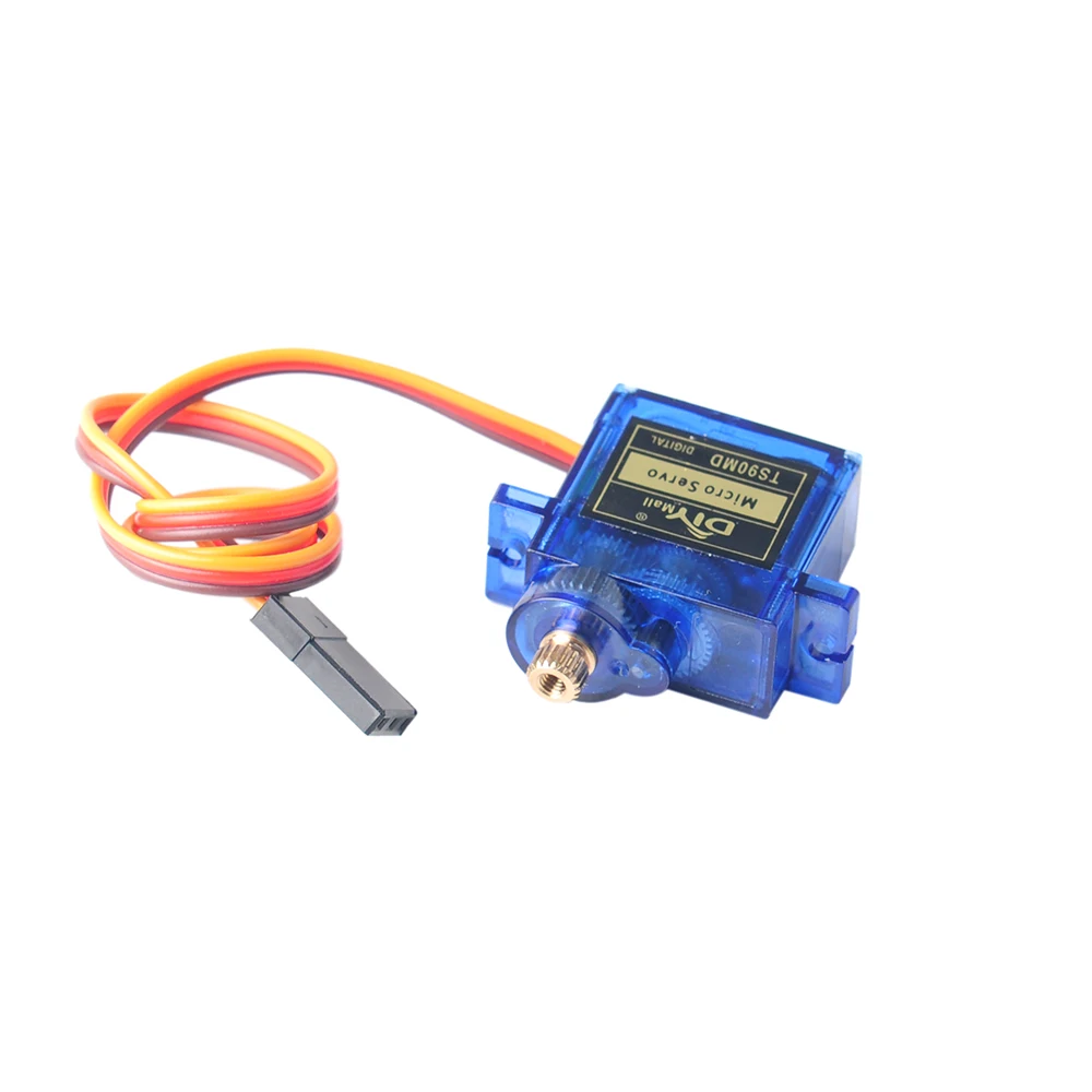 RCmall TS90MD Micro 9g Digital Servo Full Metal Gear SG90 90/180/270 Degree Adjustable Speed 360 Degree Continuous Rotation