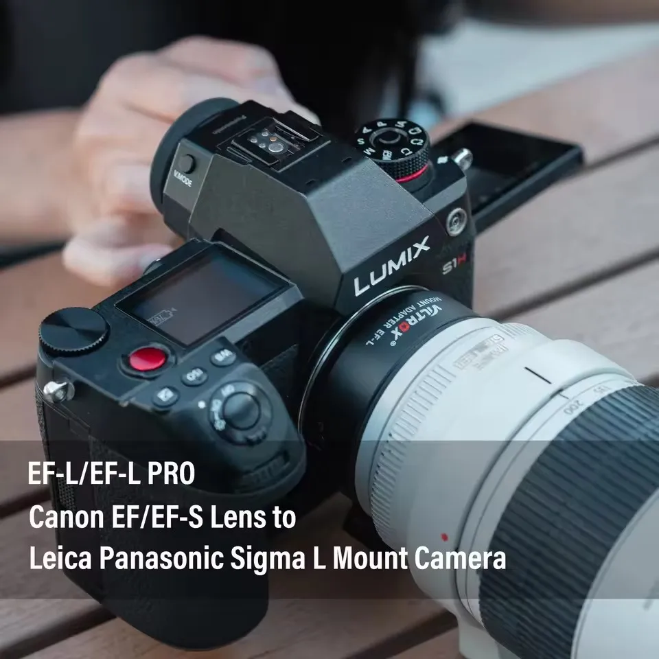 VILTROX EF-L Pro Lens Mount Adapter IS Anti shake Auto Focus for Canon EF EF-S Lens to Leica SL2 Panasonic S1 S1R S1H S5 Camera - Image 6