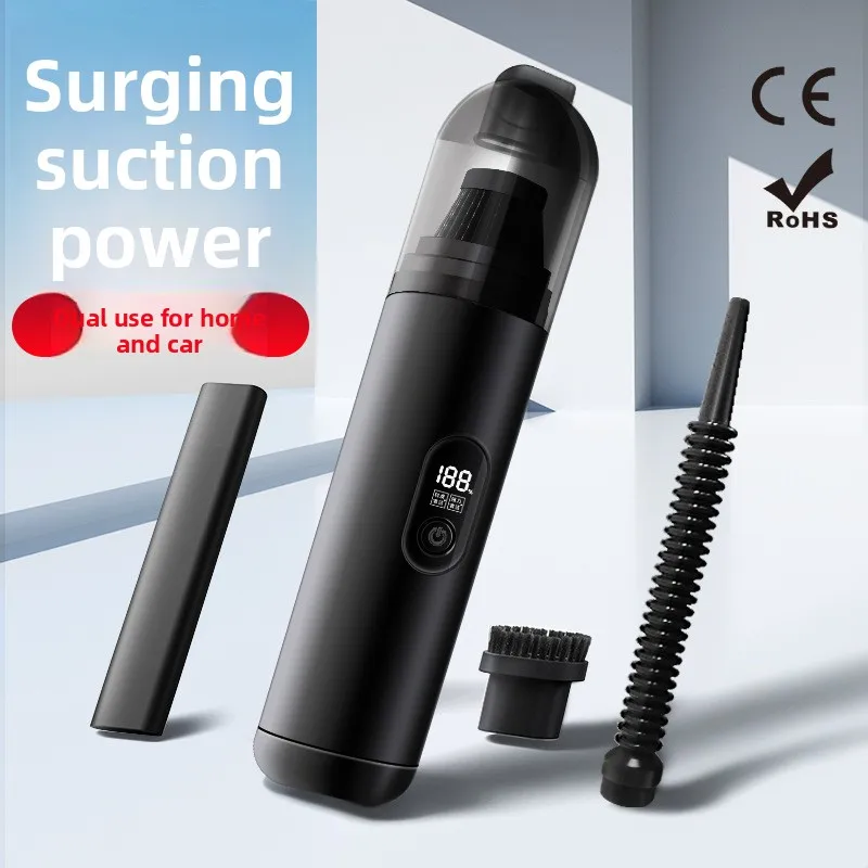 Portable Car Vacuum Cleaner Wireless Handheld Mini High Power for Auto Interior Cleaning