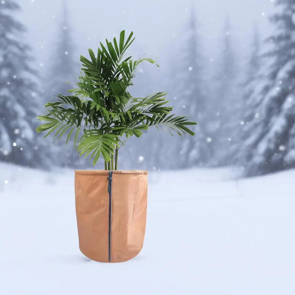 

Зимний изоляционный чехол для растений, домашний сад, двор, защитный чехол для растений, зимний экологически чистый ветрозащитный согревающий чехол для растений