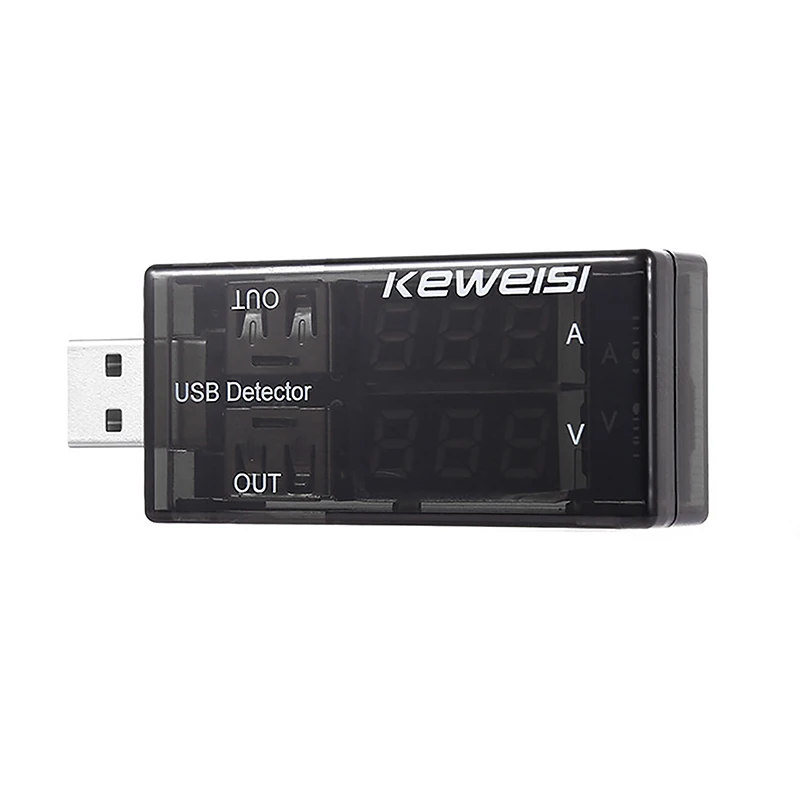 USB Voltage Meters Current Voltage Power Tester Dual Digital Display Volt Amp Meter For Android Phone And IPhones