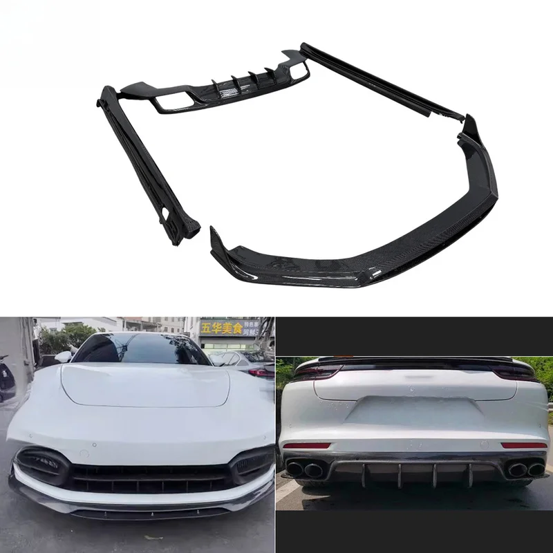 High Quality Durable Carbon Fiber Front Lip Rear Lip Side Skirts Spoiler Diffuser Fender Flares Body Kit Fit 2017-2023