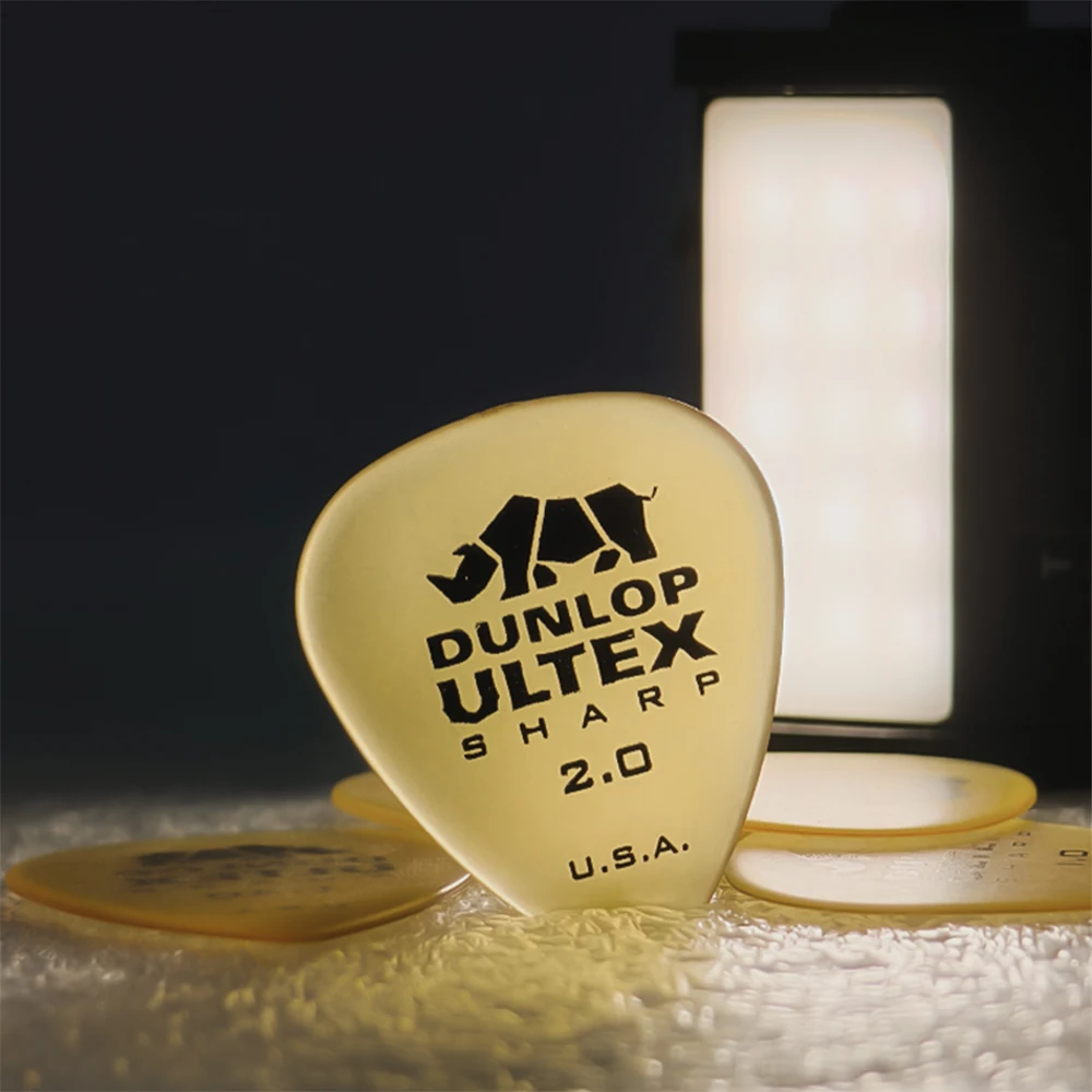 Dunlop Guitar Picks 433R ULTEX SHARP Pick 0.73/0.90/1.0/1.14/1.40/2.0 mm, USA Original Guitar Accessories