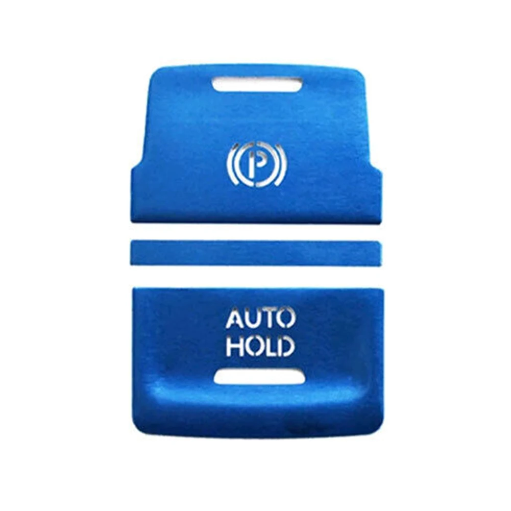 Auto Hold P Switch Button Sticker Cover for Golf 7 7 5 MK7 2015 to 2019 Car Handbrake Component Made with Aluminum Alloy