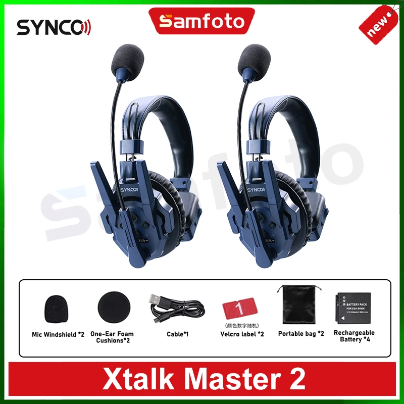 SYNCO Xtalk Master Xtalk XM1 XM2 ワイヤレスヘッドセットインター