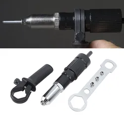 Electric Rivet Gun Adapter Kit Hard Metal High Accuracy Tight Fit Rivet Nut Adapter Replacement