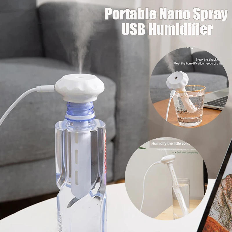 Usb Humidifier Air Purifier Home Bedoom Diffuser Office Desktop Mini Portable Nano Spray Water Replenisher Car air humidificador