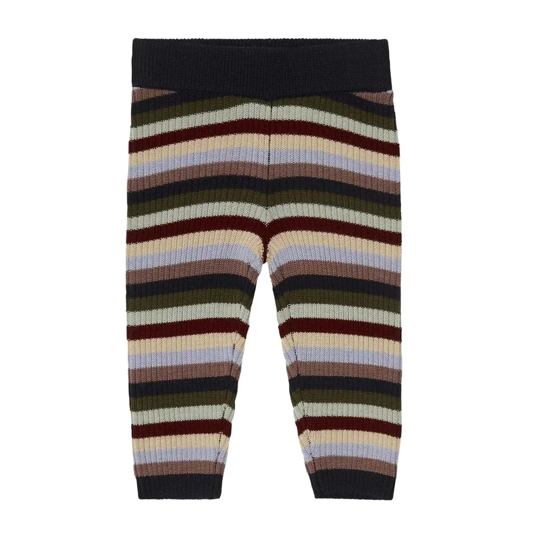 In Stock of 2022FUB Autumn/winter Children\'s Knitted Leggings for Men and Women, Baby Wheat Wool Knitted Lace Up Long Pants