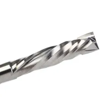 1Pcs 3.175/4/5/6/8/10mm Two Flutes UP And DOWN Cut Spiral Carbide Mill Cutters for Compression Wood PVC End Mill Cutter Bits