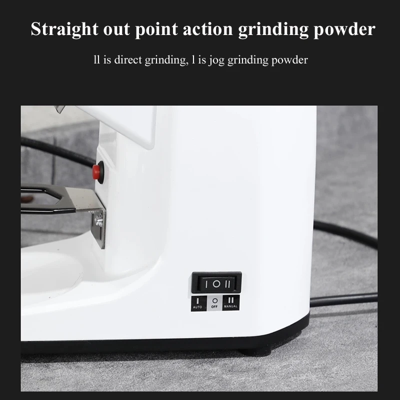 Molinillo de café comercial, molinillo de café eléctrico con pantalla táctil negra para Hotel, molinillo de café expreso